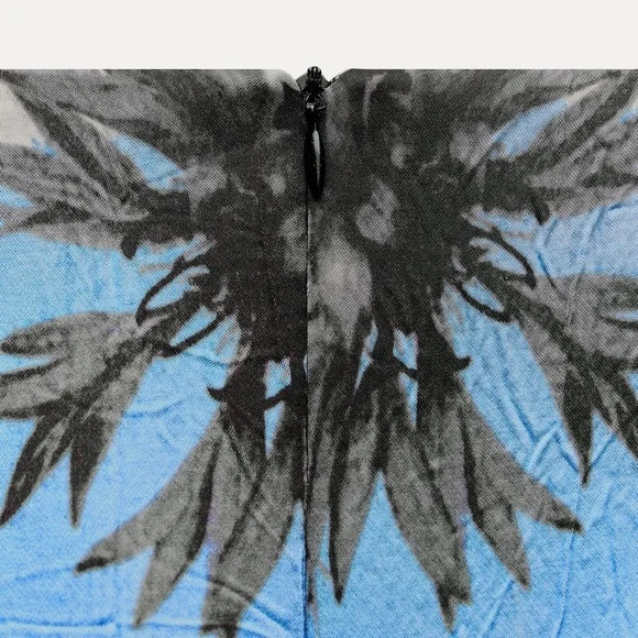 Zara Palm Printed Pencil Tropical Skirt. ZW Collection - Picture 5 of 6